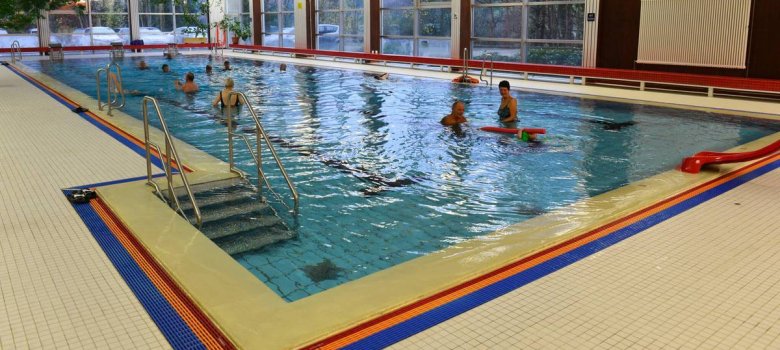 Photo of the interior of the Irrel indoor swimming pool